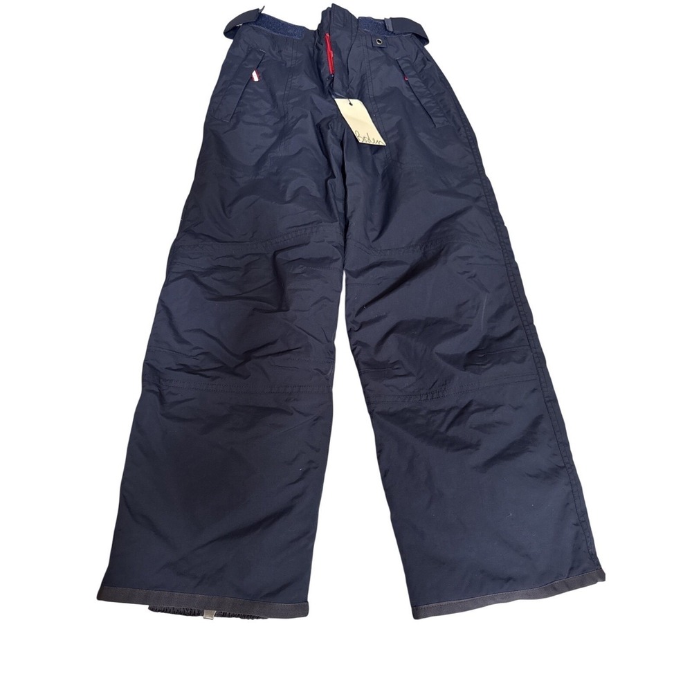 MINI BODEN Snow Pants Youth 9 10 Years Navy Blue Nylon Lined Waterproof NWT